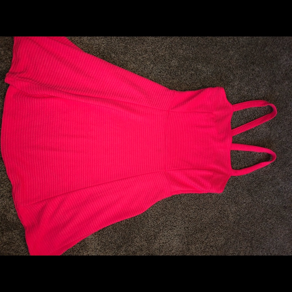 Neon pink Garage dress